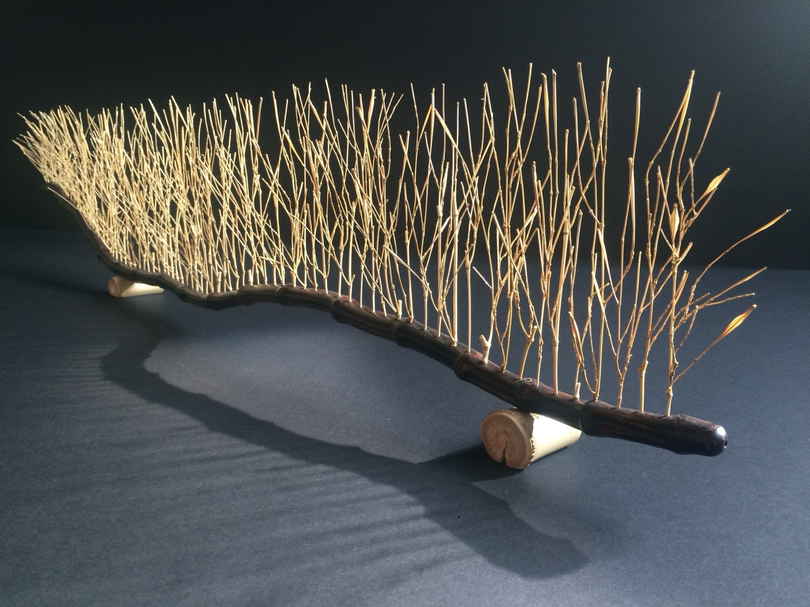 Bamboo branch sculpture and artwork by Nagi Studio
