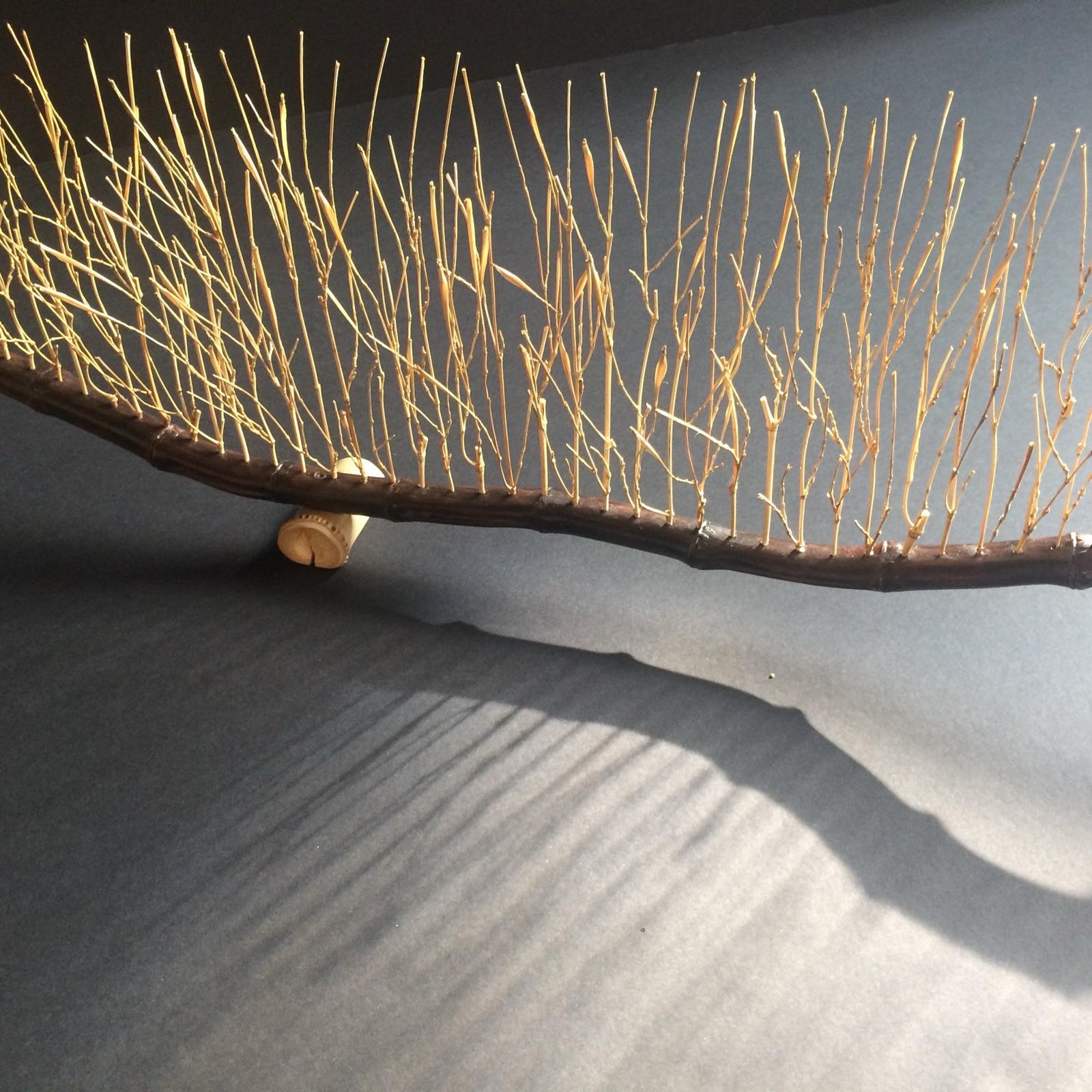 Bamboo branch sculpture and artwork by Nagi Studio