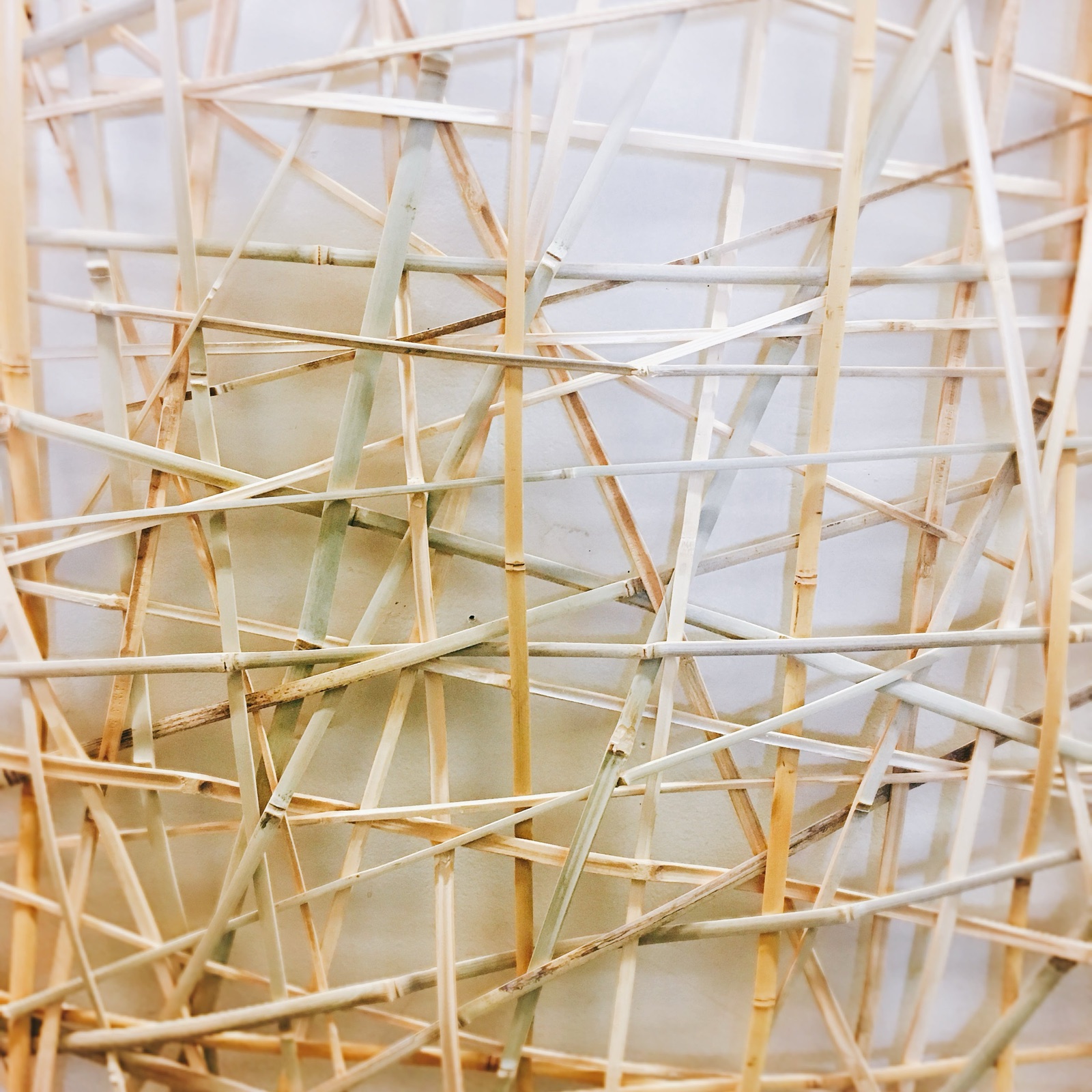 Bamboo branch sculpture and artwork by Nagi Studio