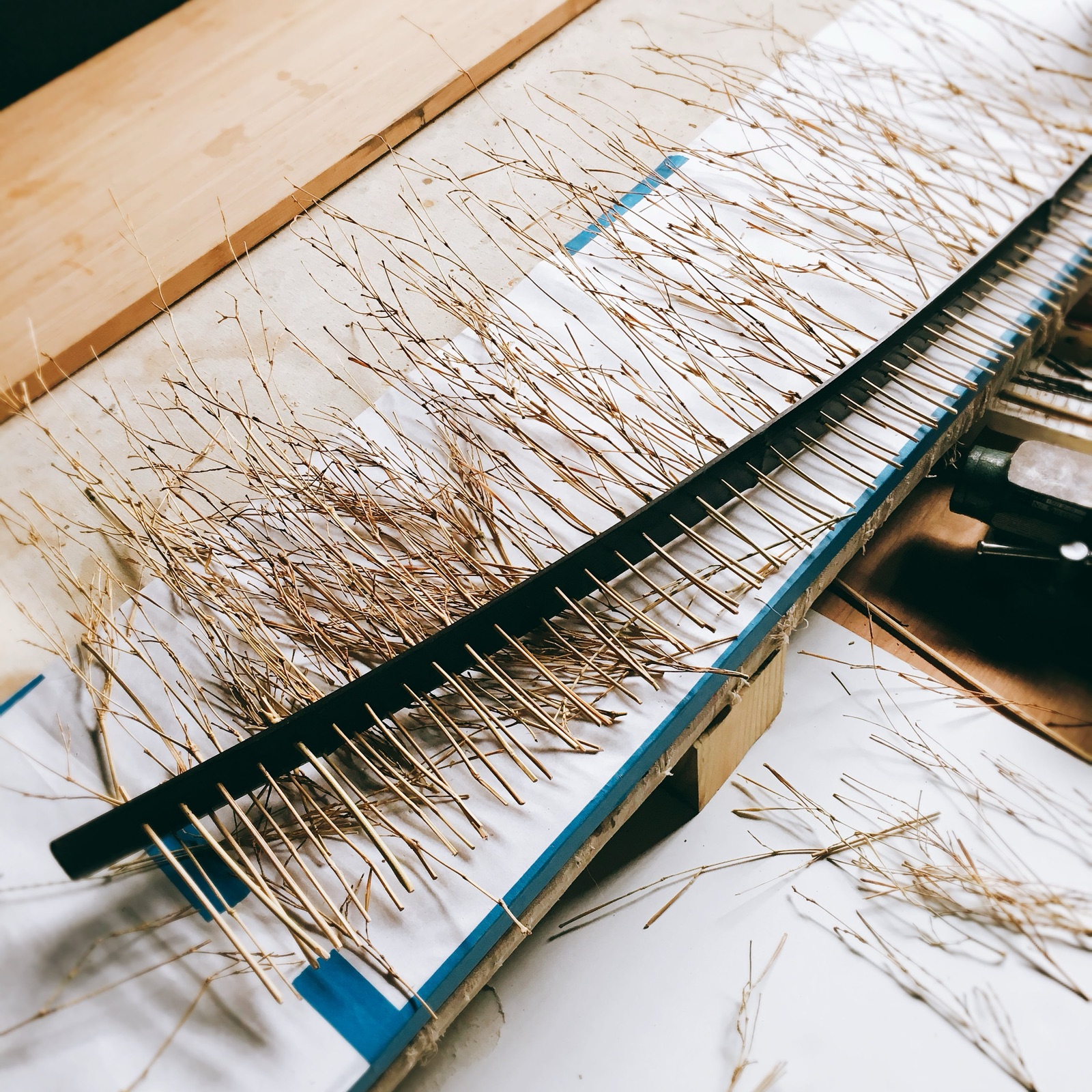 Bamboo branch sculpture and artwork by Nagi Studio
